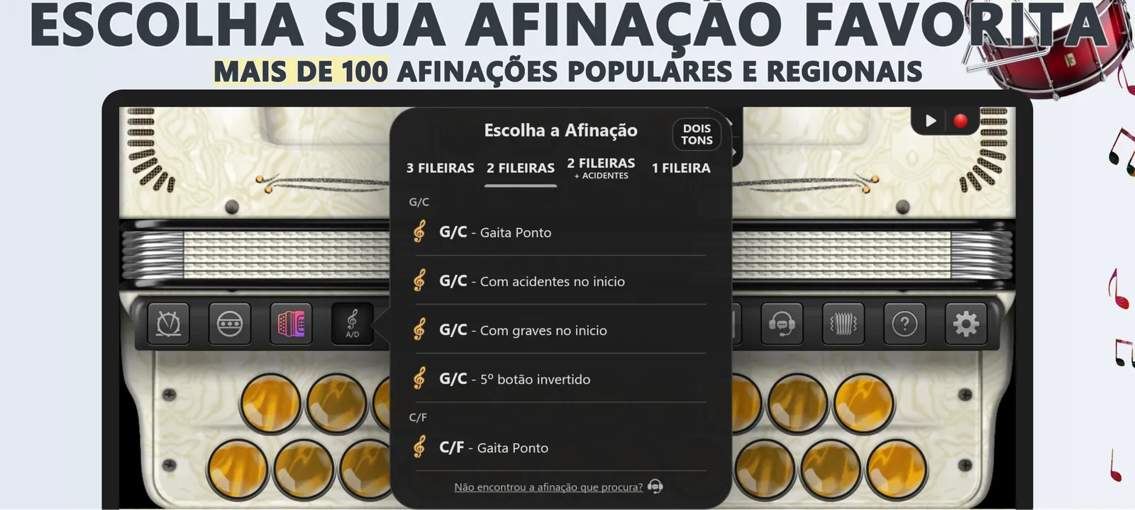 Acordeon Diatônico Gaita Ponto: captura de tela 4 de 5