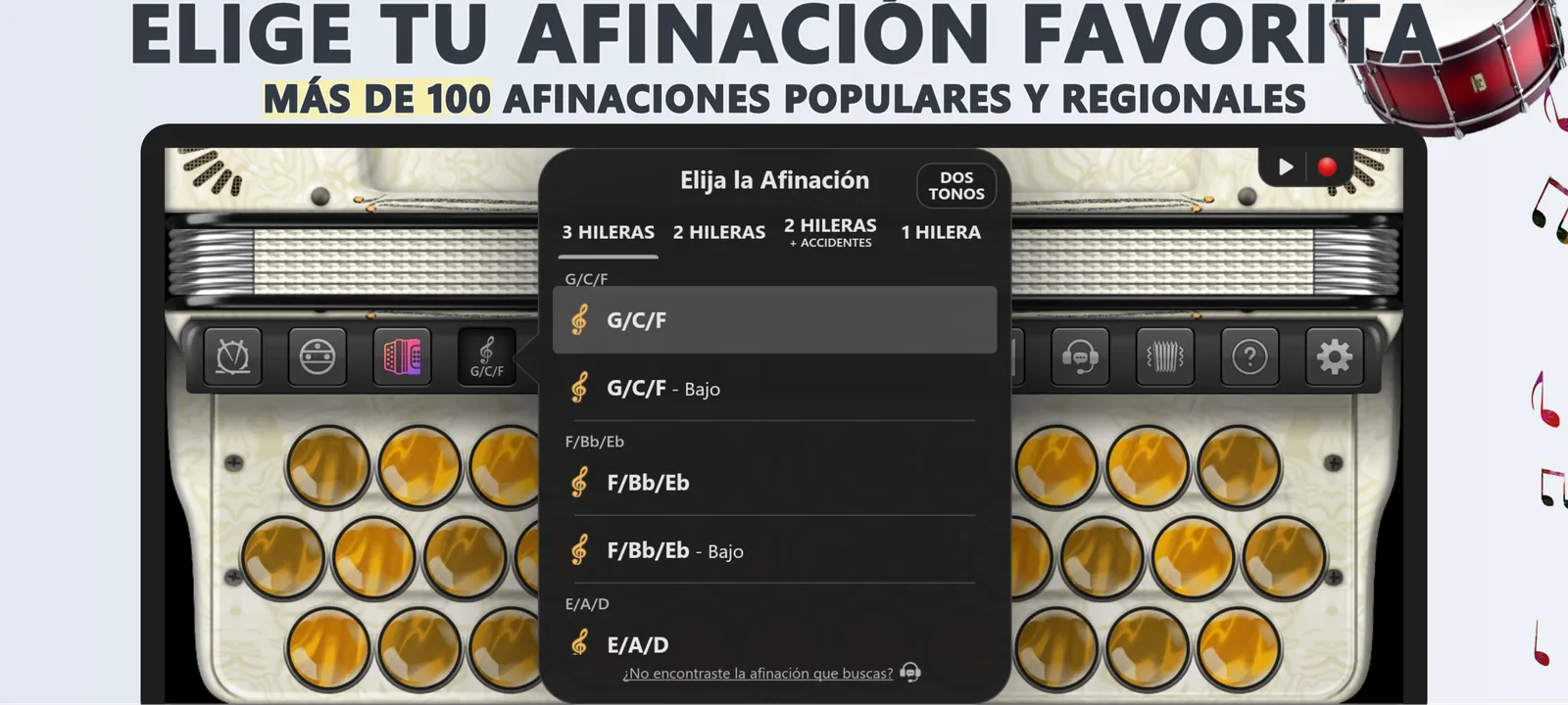 Acordeón Cassoto - Canciones: captura de pantalla 4 de 5