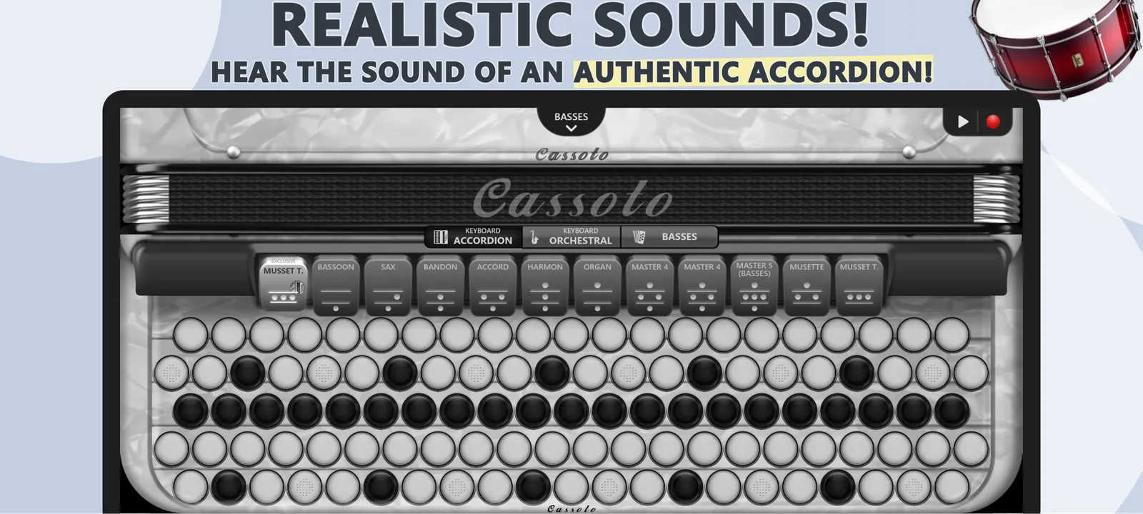 Accordion Chromatic Cassoto: screenshot 1 of 6