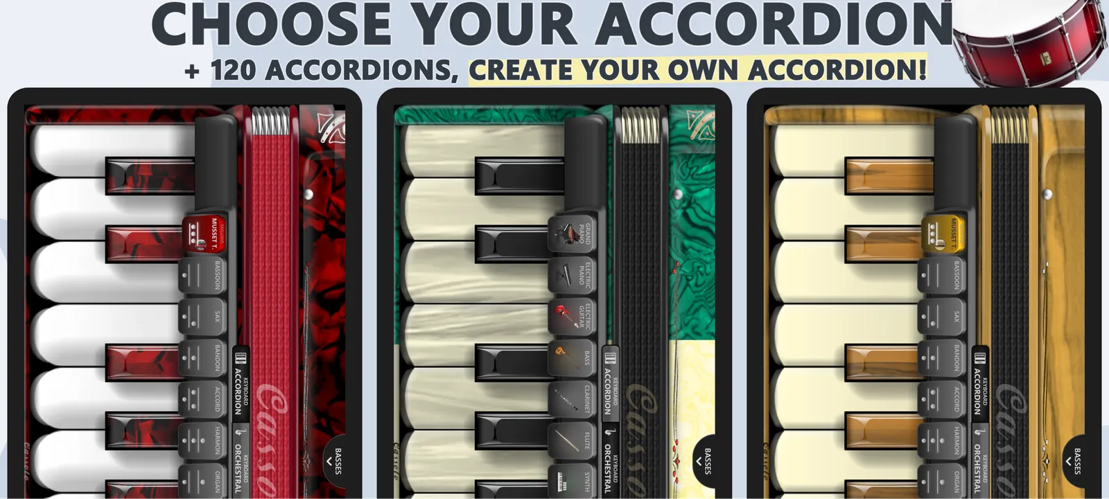 Accordion Piano Cassoto Game: screenshot 2 of 5