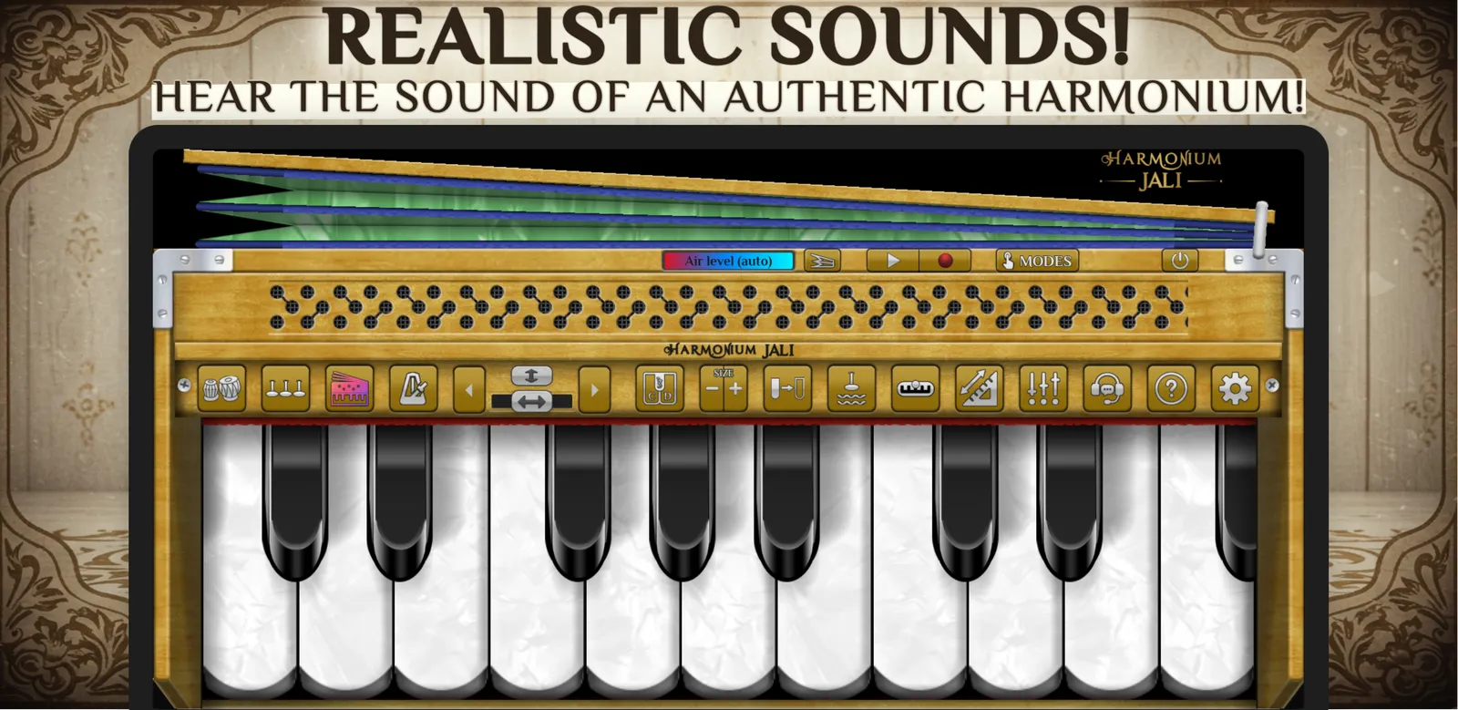 Harmonium Jali: Real HD Sounds: captura de pantalla 1 de 6