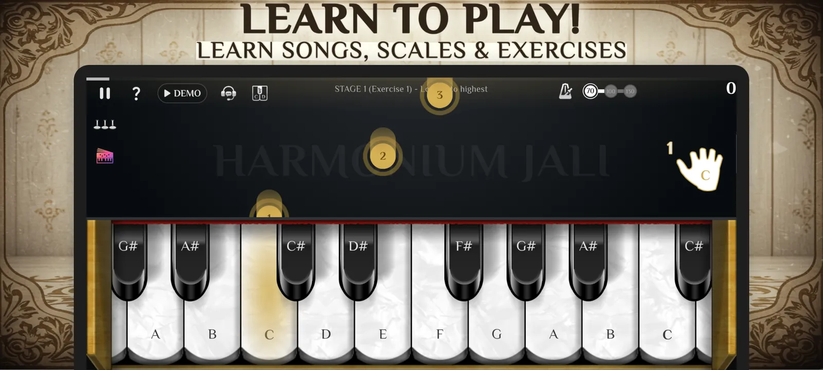 Harmonium Jali: Real HD Sounds: captura de pantalla 2 de 6