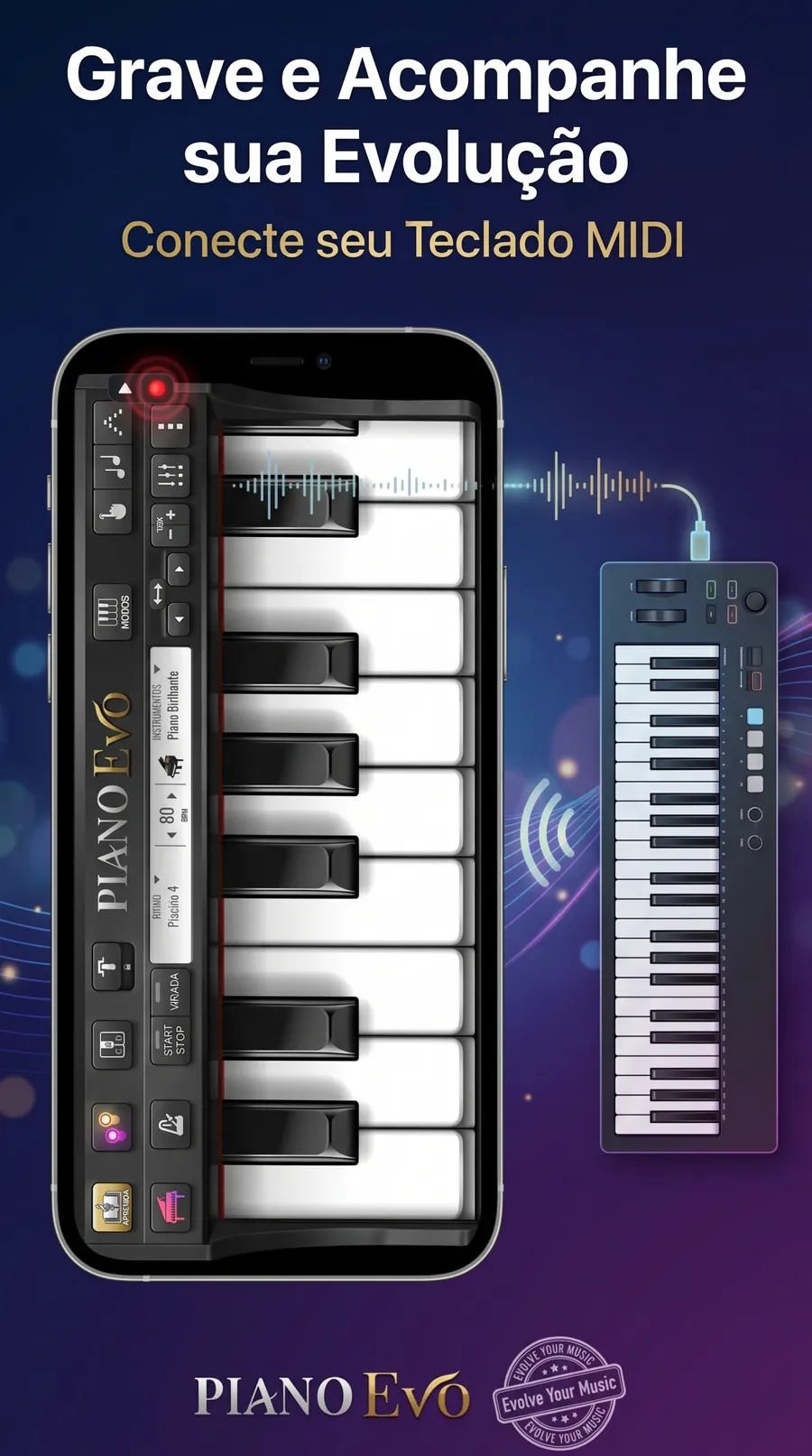 Piano Evo: Aprender Musicas: captura de tela 7 de 7