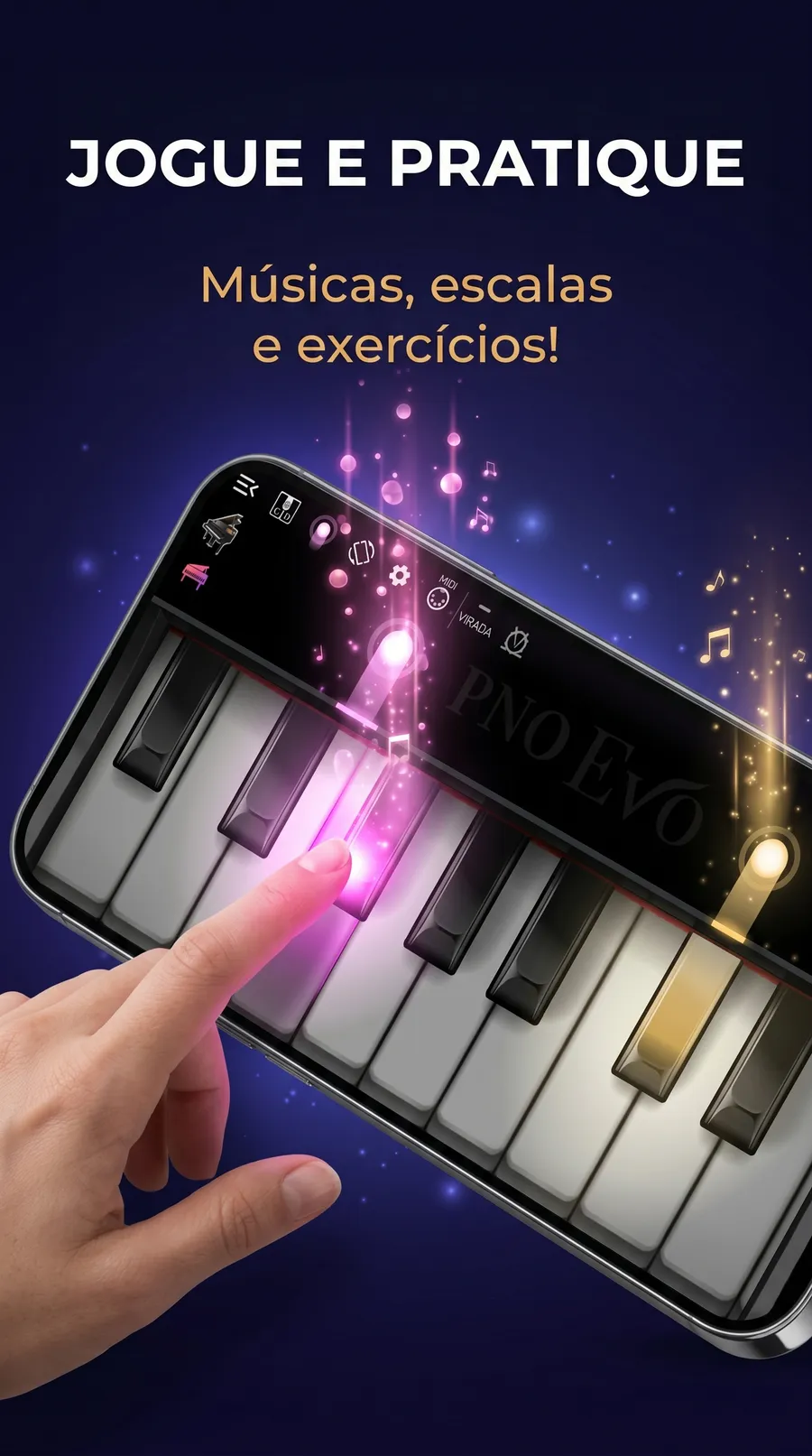 Piano Evo: Aprender Musicas: captura de tela 2 de 7